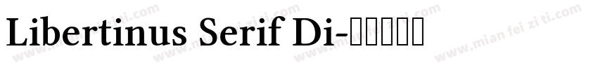 Libertinus Serif Di字体转换
